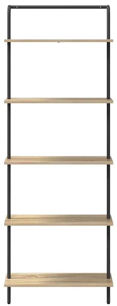 Könyvespolc sonoma tölgy 60 x 24 x 168 cm Faanyag