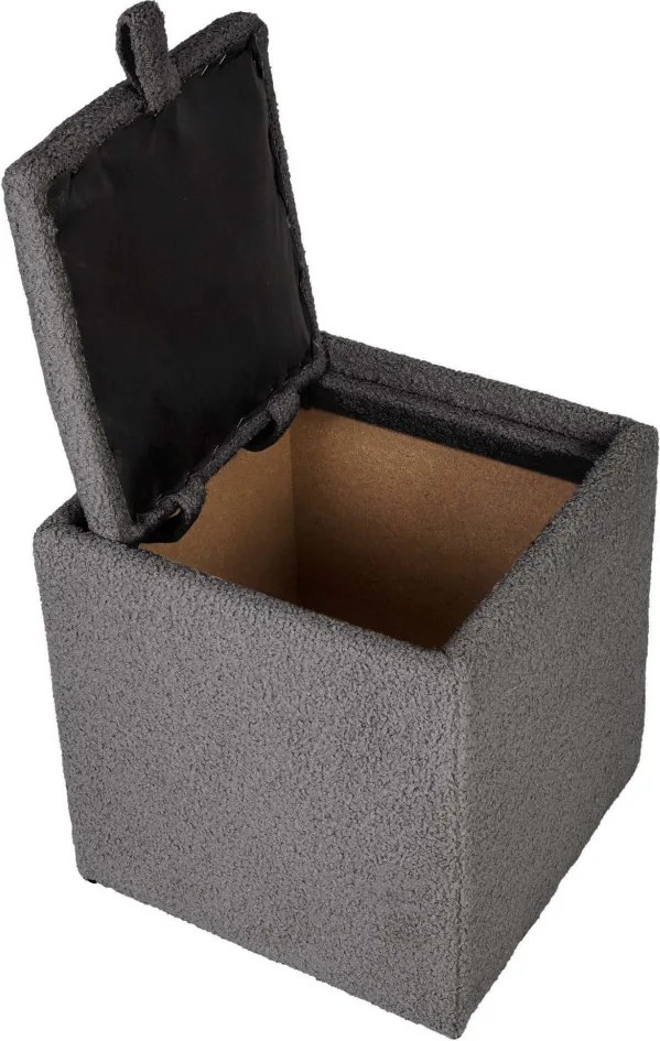 Box puff - T03 szövet - szürke R