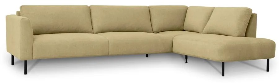 Okkersárga sarokkanapé (jobb oldali) Hero – Scandic