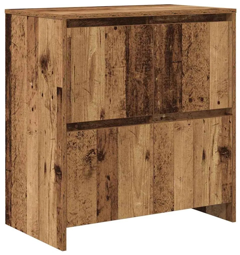 Oldalszekrények 3 pcs Régi fa 70 x 41 x 75 cm Faanyag