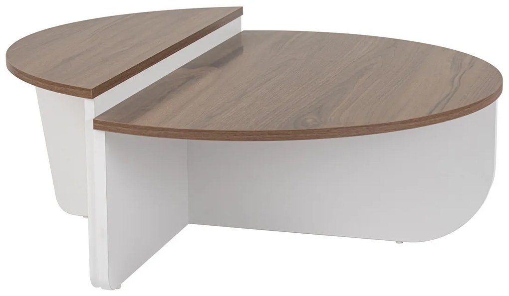 Orion Walnut White dohányzóasztal