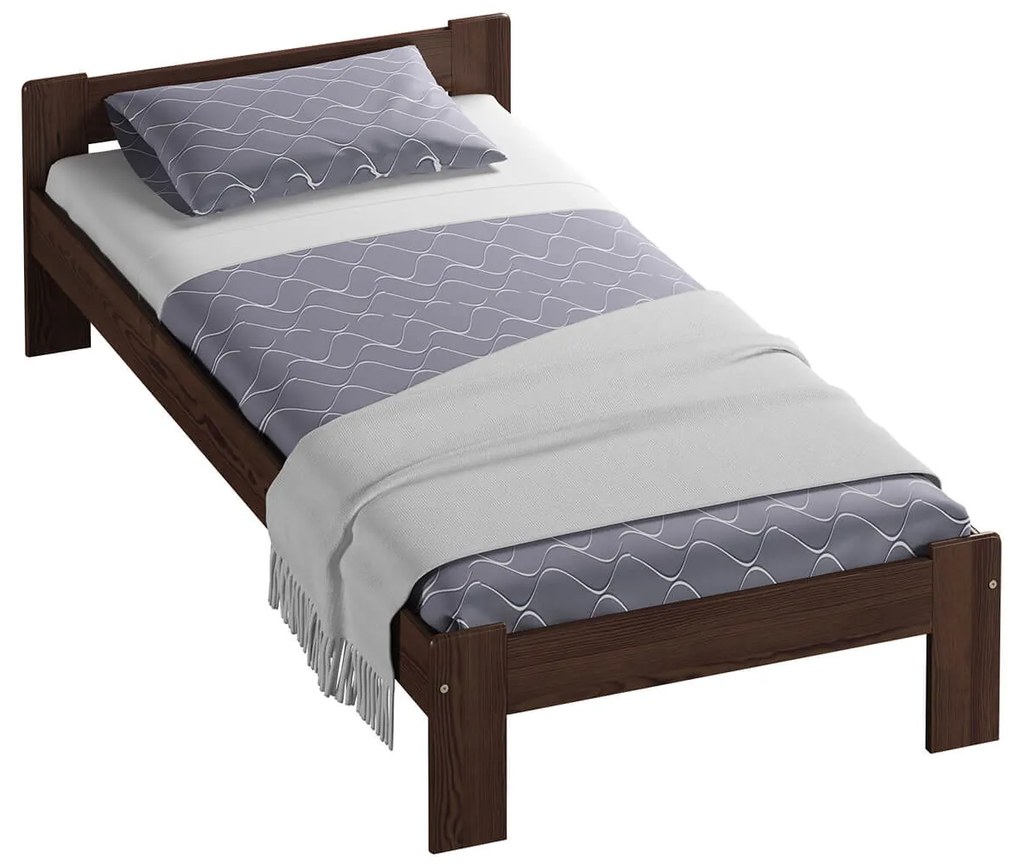 Fenyő ágy 80x200 Jasnena dió