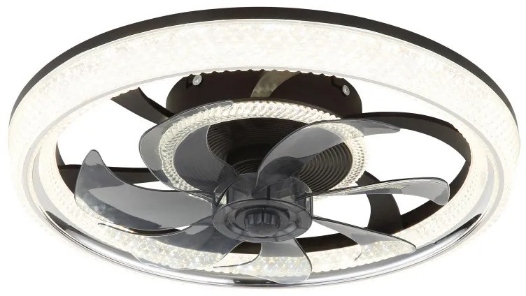Globo Cirilla 03644 távirányítós mennyezeti ventilátoros lámpa, 30W LED, 2700K-6000K, 200-2700 lm