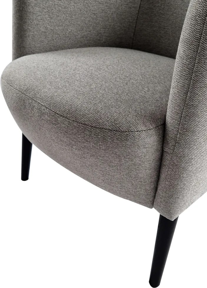 Fotel, világosszürke/fekete, ALIEN