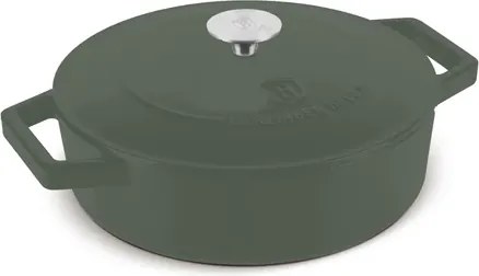 BerlingerHaus Öntöttvas alacsony lábas (2.57 L) Matte Green Collection (BH/6262)