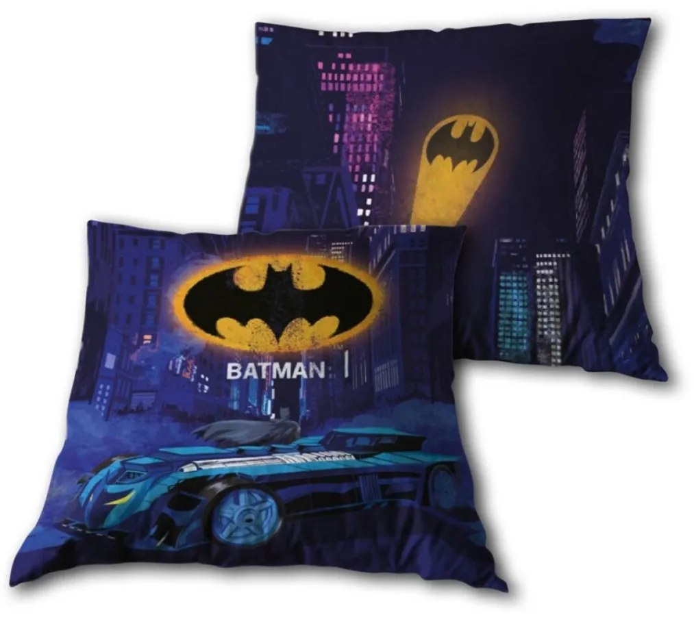 Batman Gotham Nights párna, díszpárna 40x40 cm Velúr