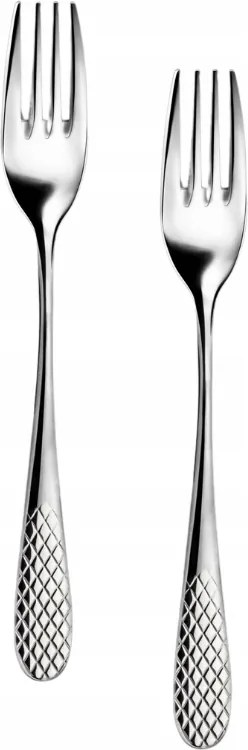 Wilmax rozsdamentes acél desszertvilla 16 cm 2 db-os szett