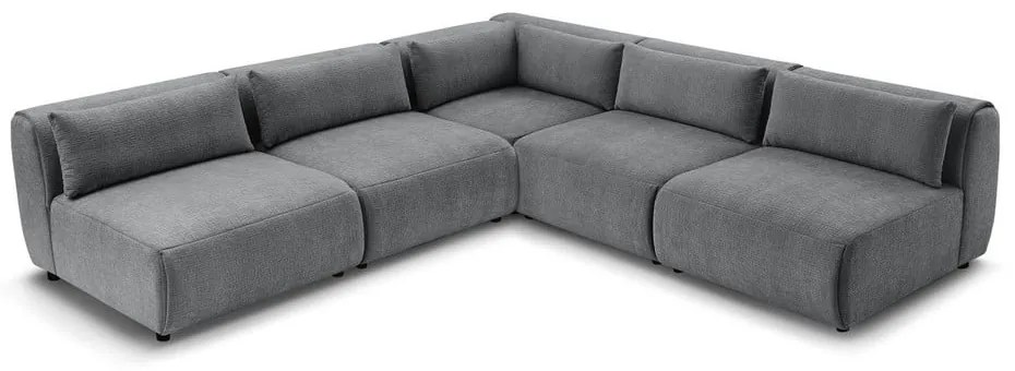Szürke sarokkanapé (variálható) Jeanne – Bobochic Paris