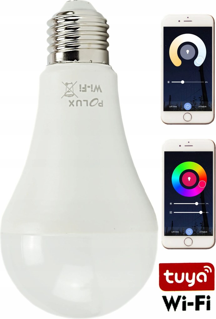 dekoratív e27 intelligens WiFi izzó polux tuya Rgb fehér nagy menet