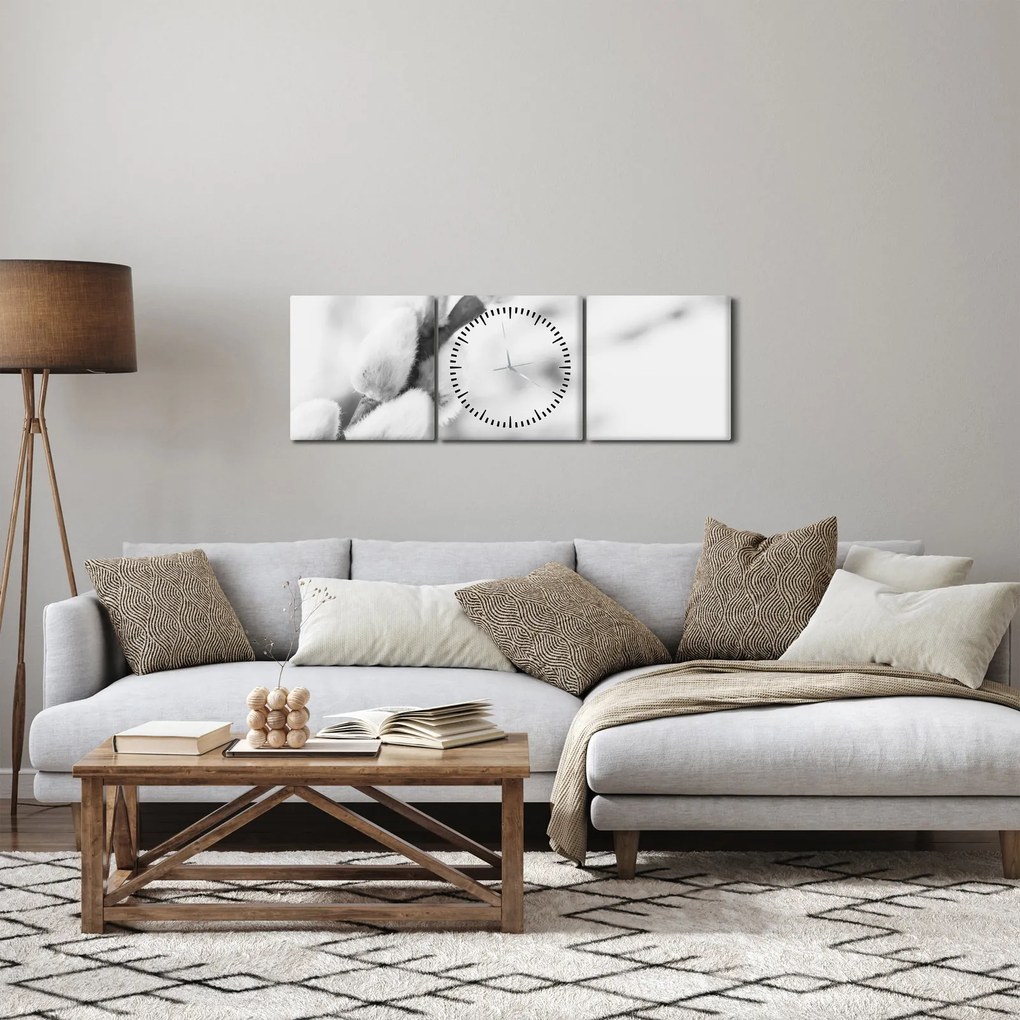 Kép - A tavasz kezdete (órával) (90x30 cm)