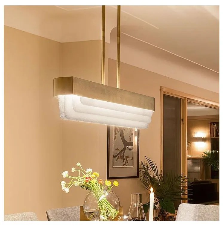 Kichler KL-SERENE-LED-LP-92-NBR - SERENE rúdra szerelt LED csillár LED/40W/230V arany