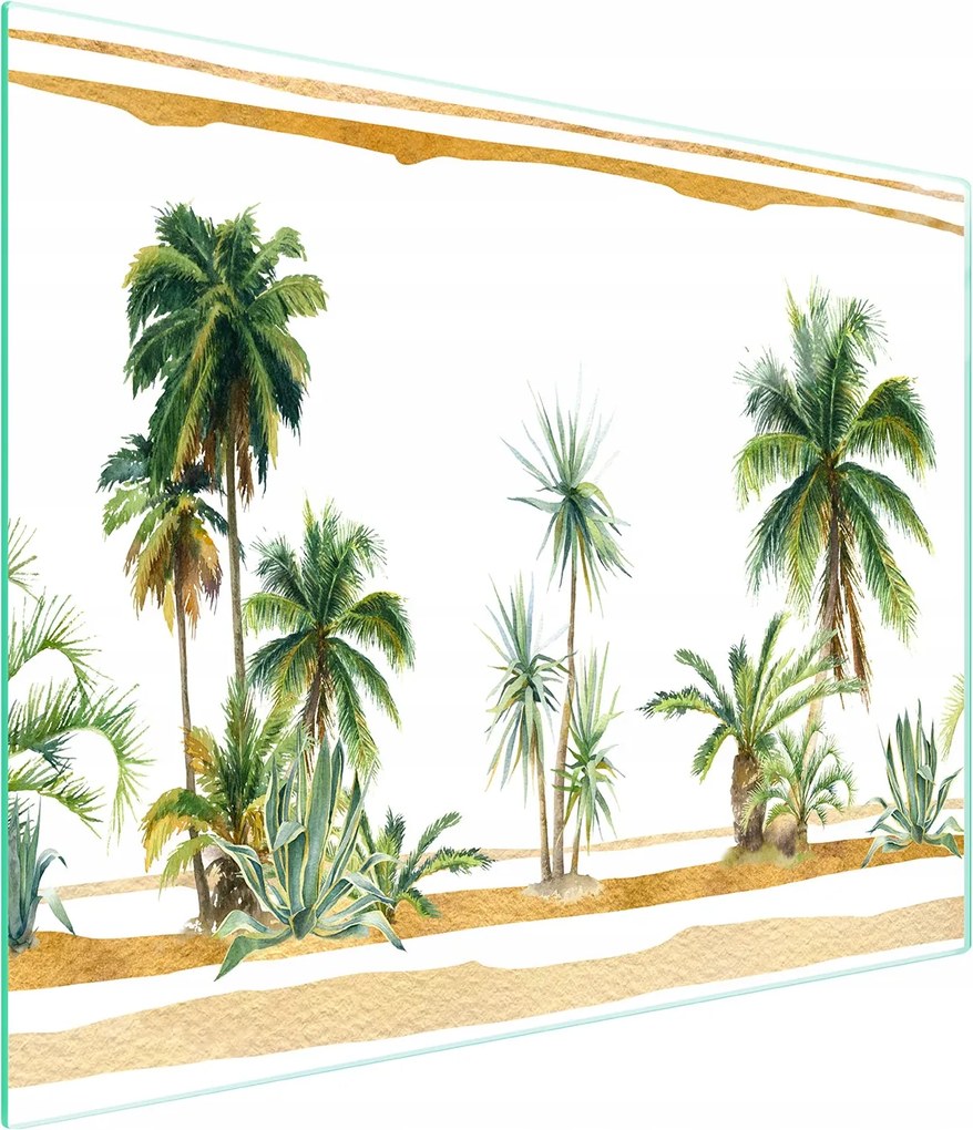 Üveg Vágódeszka 52x30 Pálma Edzett Üveg