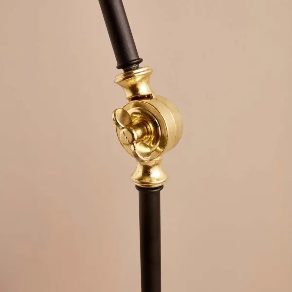 Állólámpa AYD 1xE27/40W/230V fekete/barna