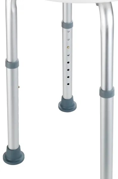 WENKO 1792921100-SECURA ülőke 45,5x45,5 cm fehér/ezüst/szürke