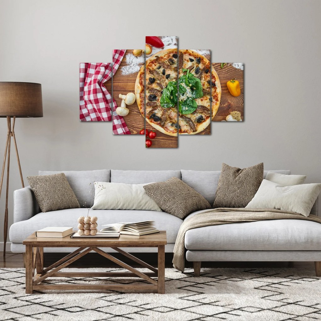 Pizza képe (150x105 cm)