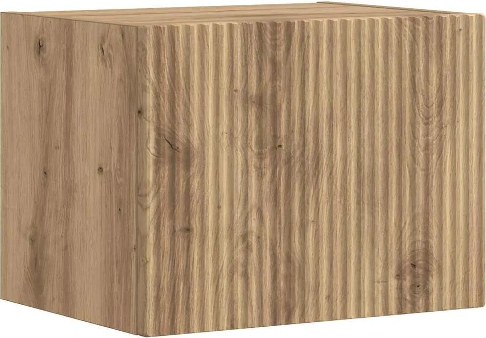 vidaXL TV Fali Szekrény Művészi tölgy 60 x 31 x 29.5 cm Faanyag