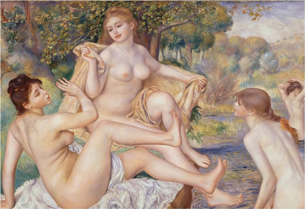 Fali tapéta Panorámával Pihenő nők 152x104