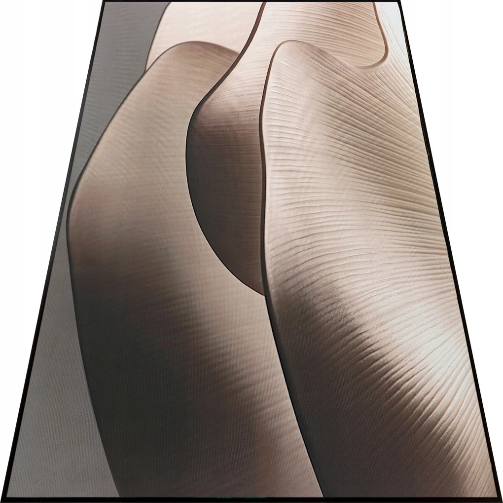 Nappali Szőnyeg 140x200 Modern Barna Szobaszőnyeg Nagy Gumírozott