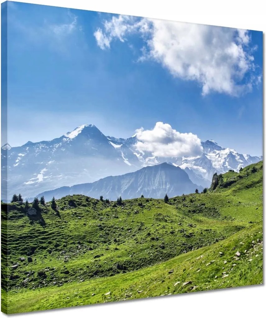 Vászonkép 40x40 Gyönyörű hegyi táj