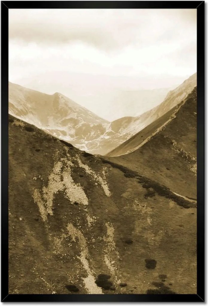 Poszterek keretben 40x60 Tátra Lengyel hegyek Kilátás