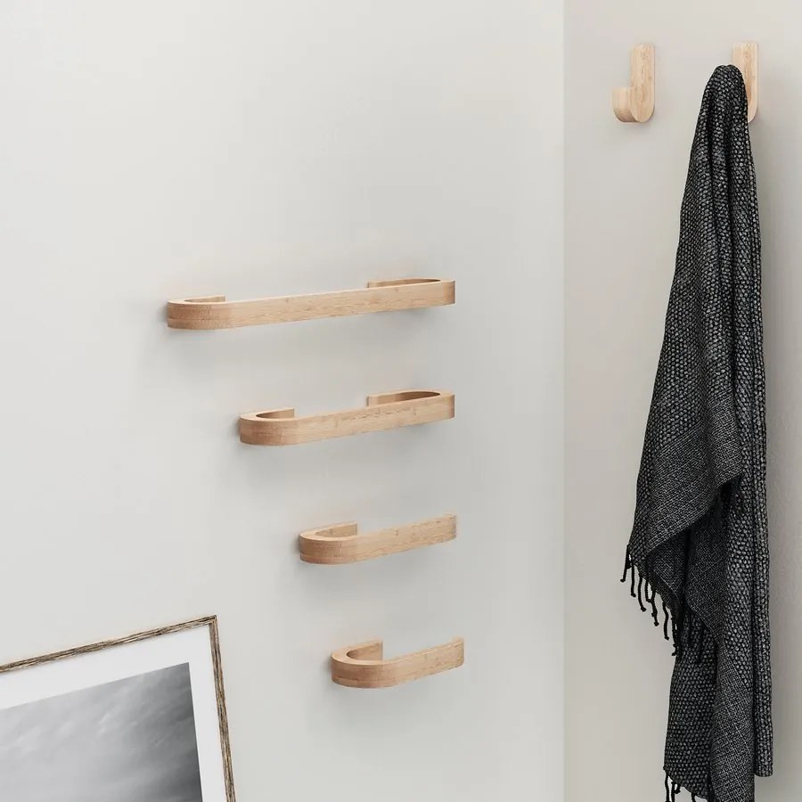 Gedy Gedy, HIMALAYA fürdőszobai szék, 39,5x44,3x29,5cm, bambusz, 3072