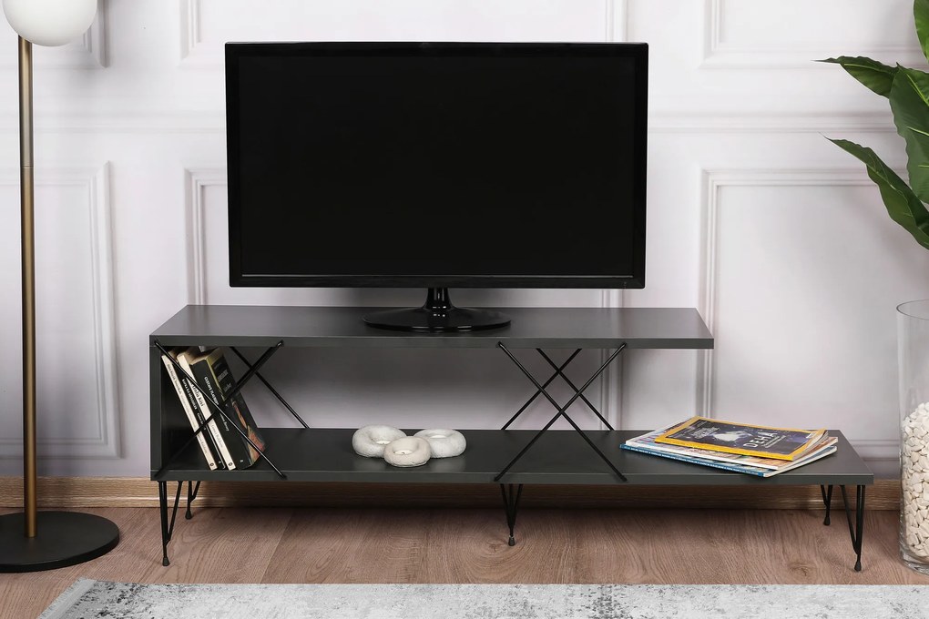 TV asztal/szekrény Stret (antracit). 1067125