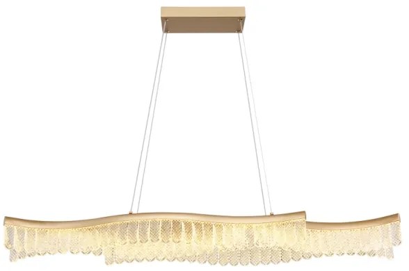 Globo 67348HG - LED Csillár zsinóron JULIET LED/35W/230V 3200K arany