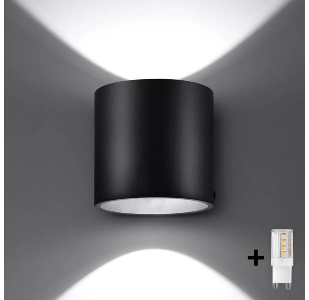 Brilagi Brilagi -  LED Fali lámpa FRIDA 1xG9/4W/230V fekete BG0558