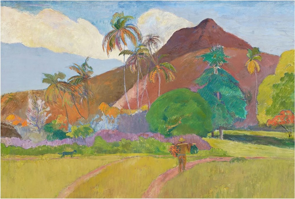 Divatos 3D Fali Tapéta Egzotikus természet 104x70 Ragasztóval