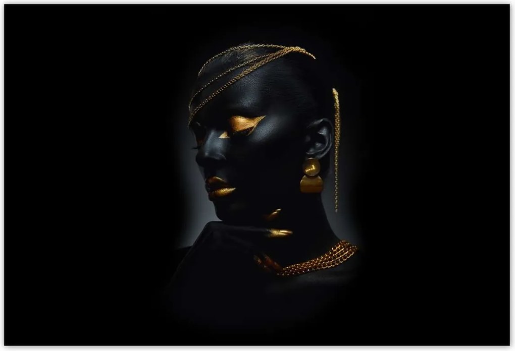 Poszterek 155x105 Aranyozott arc