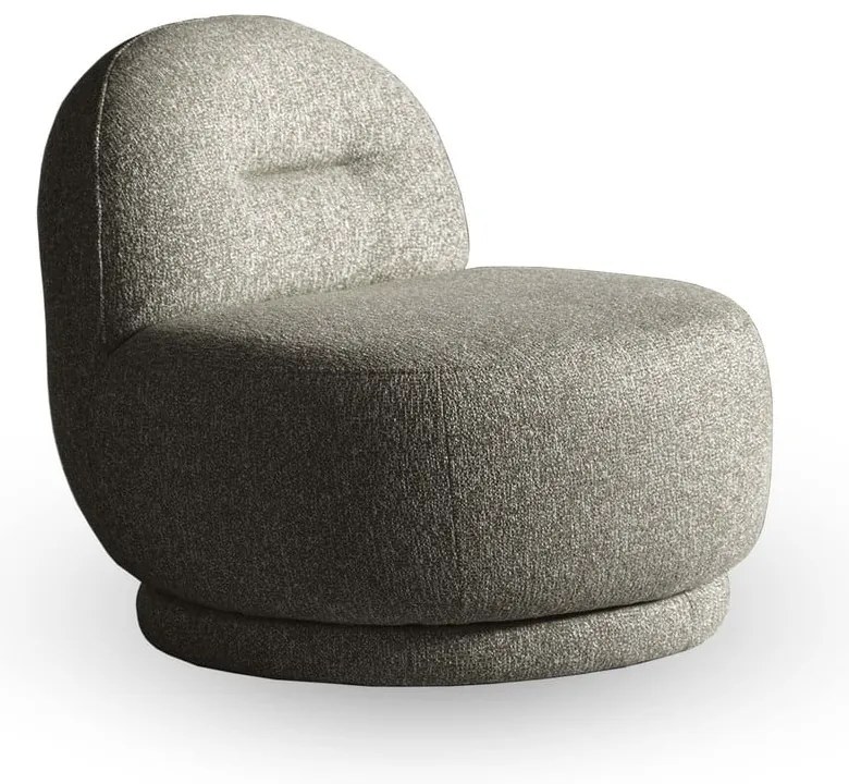 Szürkésbarna fotel Ovo – Miuform