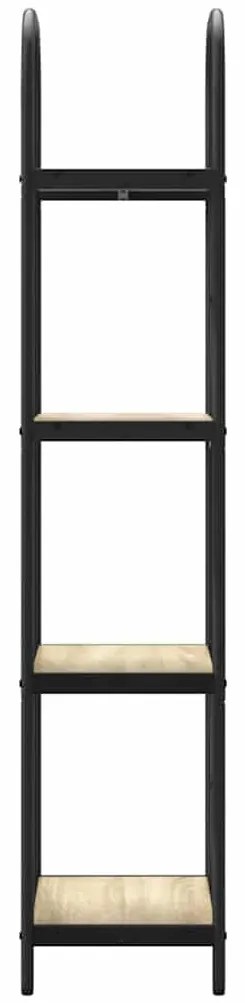 Könyvespolc sonoma tölgy 40 x 30 x 146 cm Faanyag