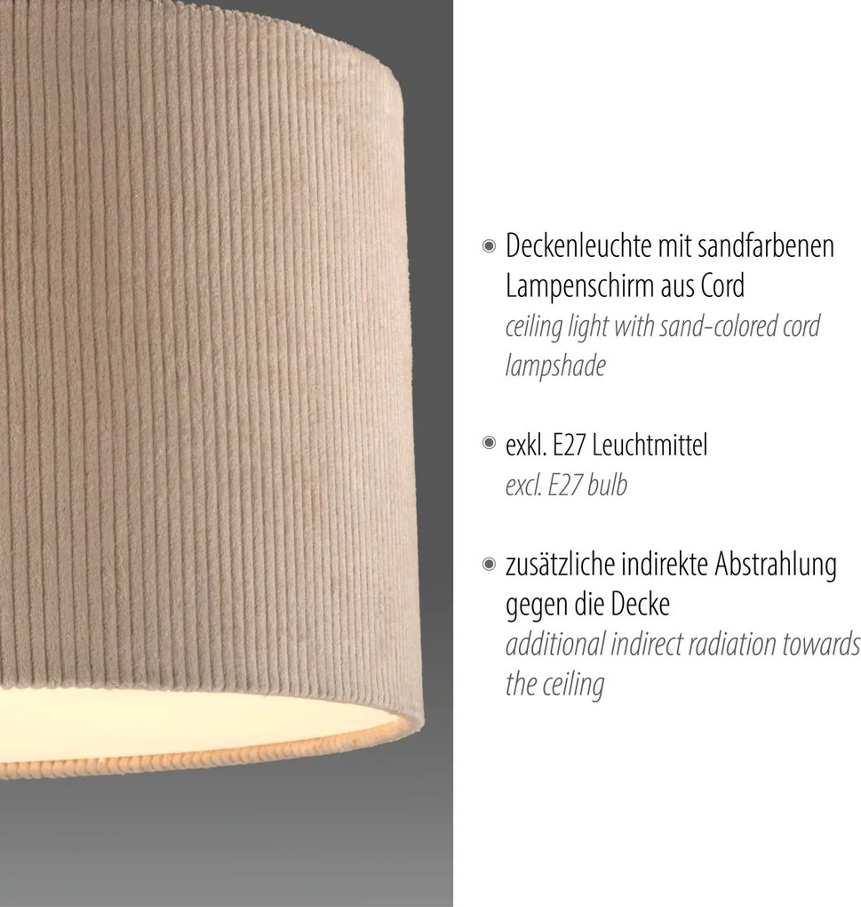 Paul Neuhaus modern mennyezeti lámpa green duro bézs pln14891-39