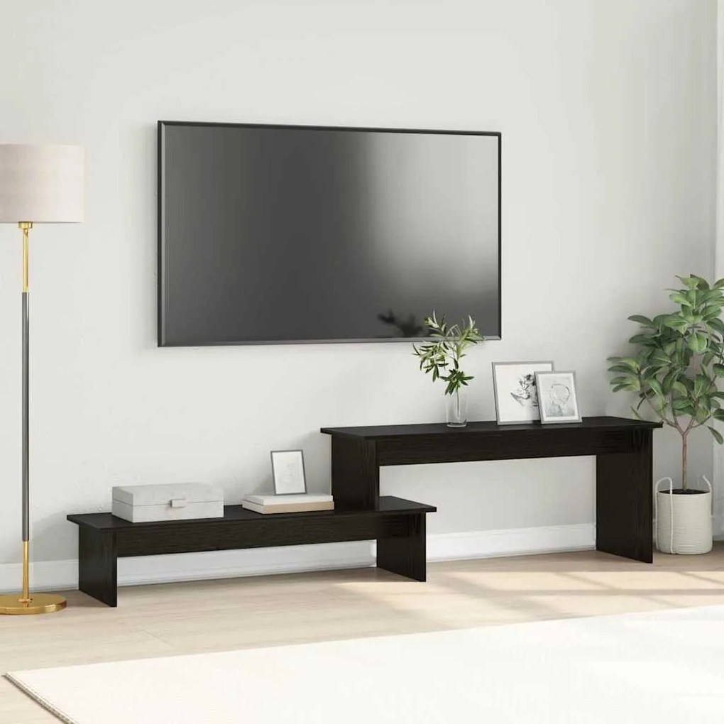 TV szekrény Musta tammi 180 x 30 x 43 cm Faanyag