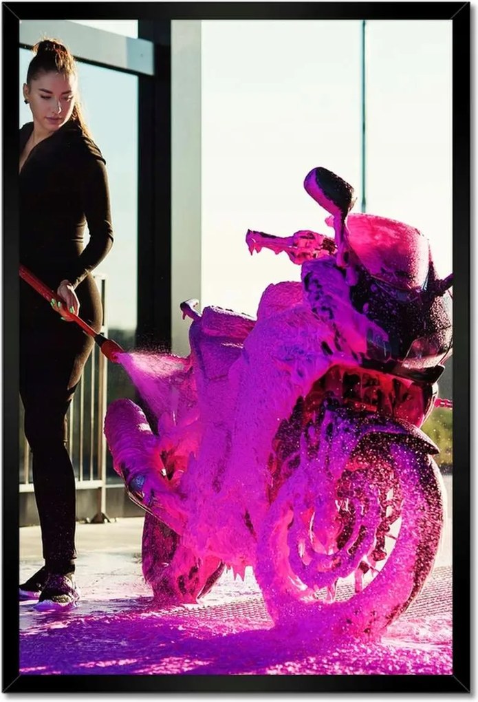 Poszterek keretben 40x60 Színes élet Mosás