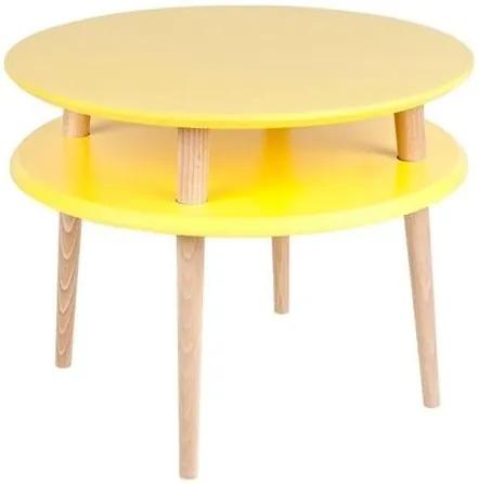UFO sárga dohányzóasztal, ⌀ 57 cm - Ragaba