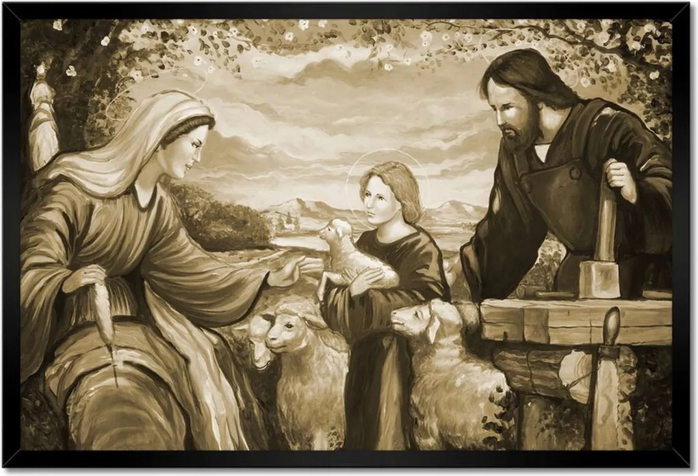 Poszterek keretben 60x40 Szent Család