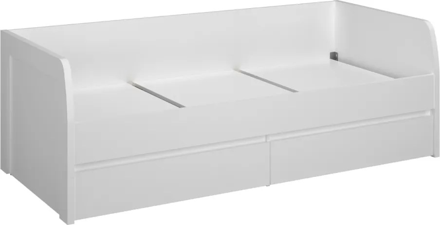 Ágy 2S, 90x200 fehér, ERODIN