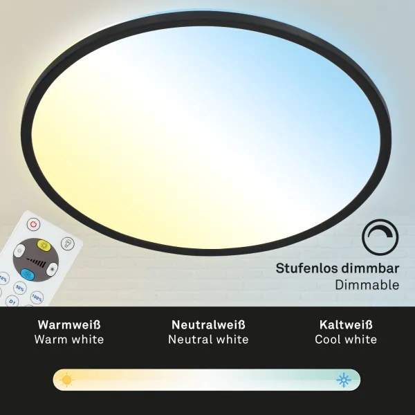 Briloner 7080-015 - SLIM LED 22W 230V 2700-6500K dimmelhető + távirányító