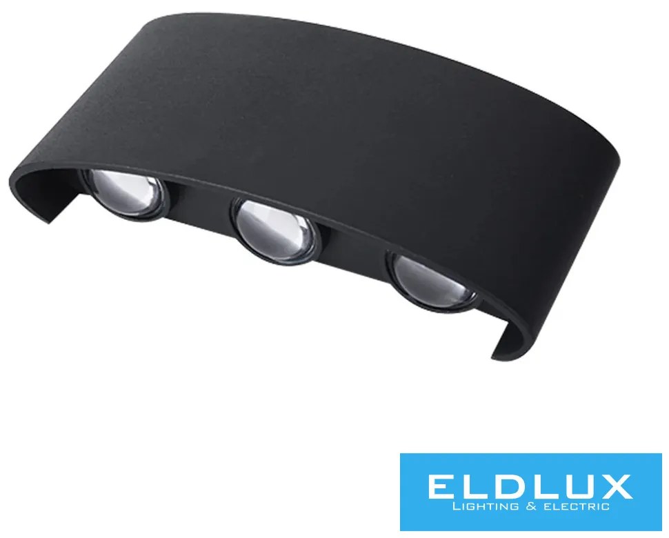 ELDLUX ES68-N3C Modern Kültéri Fali Lámpa LED IP44