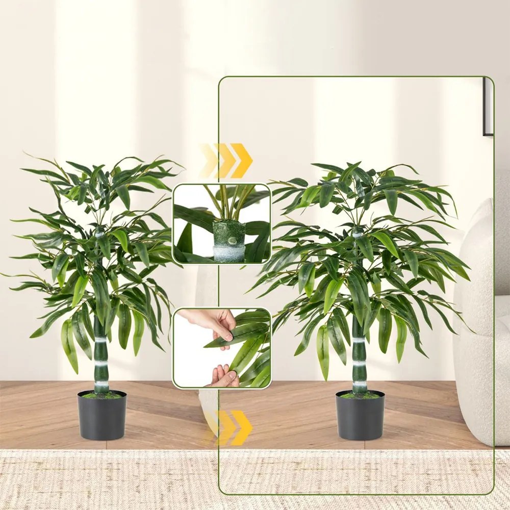 1m bambusz műnövény 2db