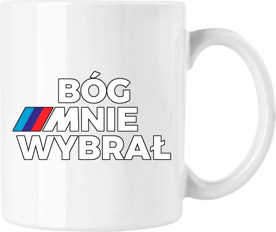 Bögre Isten Engem választott Bs rajongónak Fehér 330ml