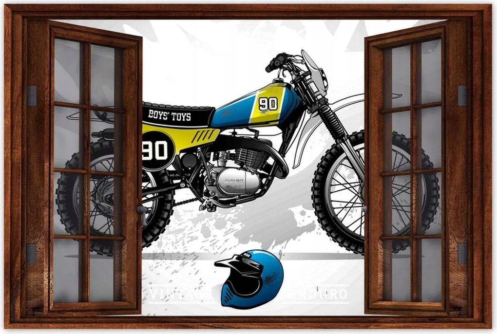 Poszterek 60x40 Cross Motorkerékpár Motor