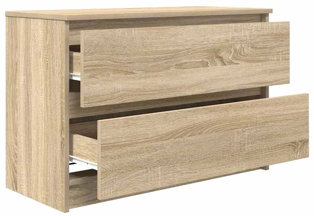 sonoma tölgy színű szerelt fa TV-szekrény 80x35x54 cm