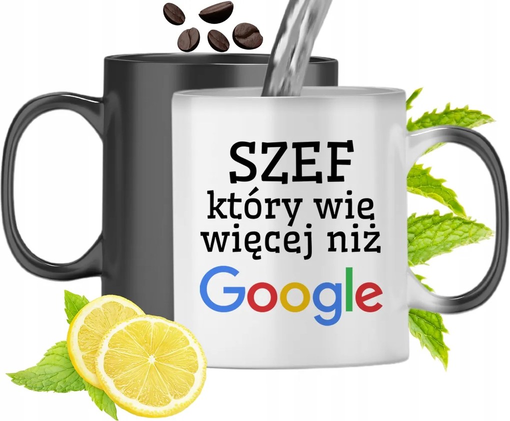 Mágikus Bögre Főnöknek Színváltós, fényképes nyomattal