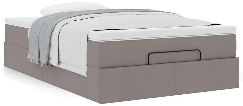 Oszmán ágykeret matraccal tópszín 120x200cm szövet