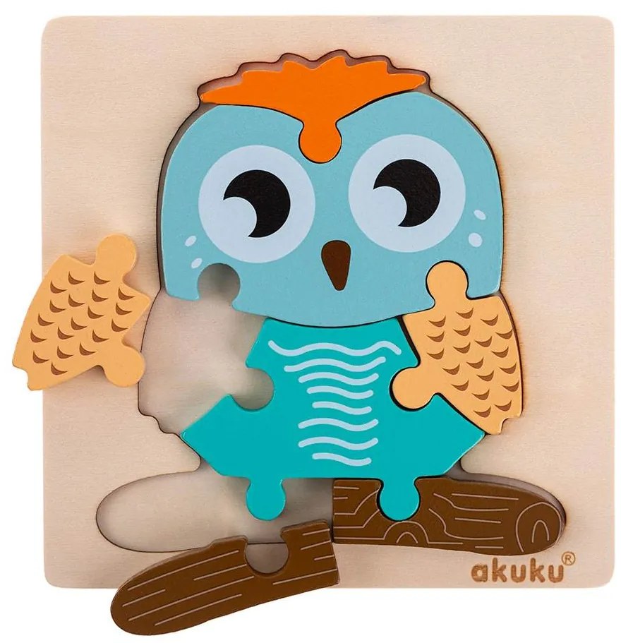 Akuku fa baba puzzle bagoly