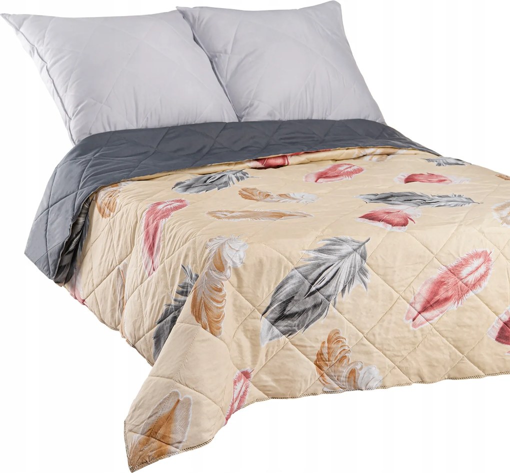 Ágytakaró 200x220 Steppelt Kétoldalas Kapa pléd mintás N16