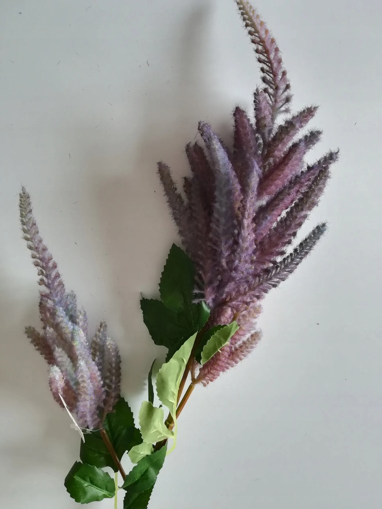 Virágok Mesterséges Levél Ág Lila