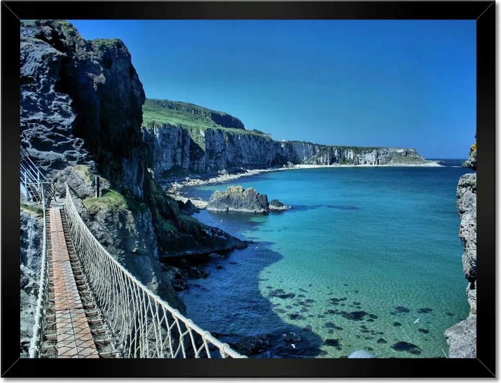 Poszterek keretben 40x30 Carrick aRede kötélhíd